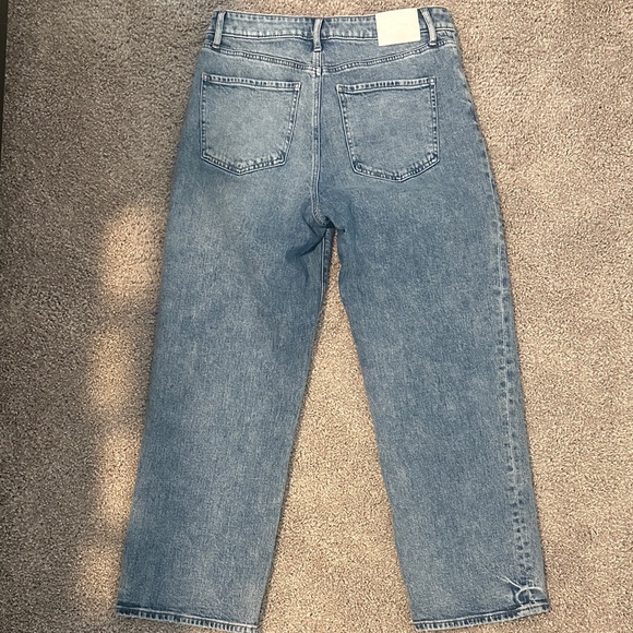 Express High Rise Straight Leg Jeans - Picture 4 of 5